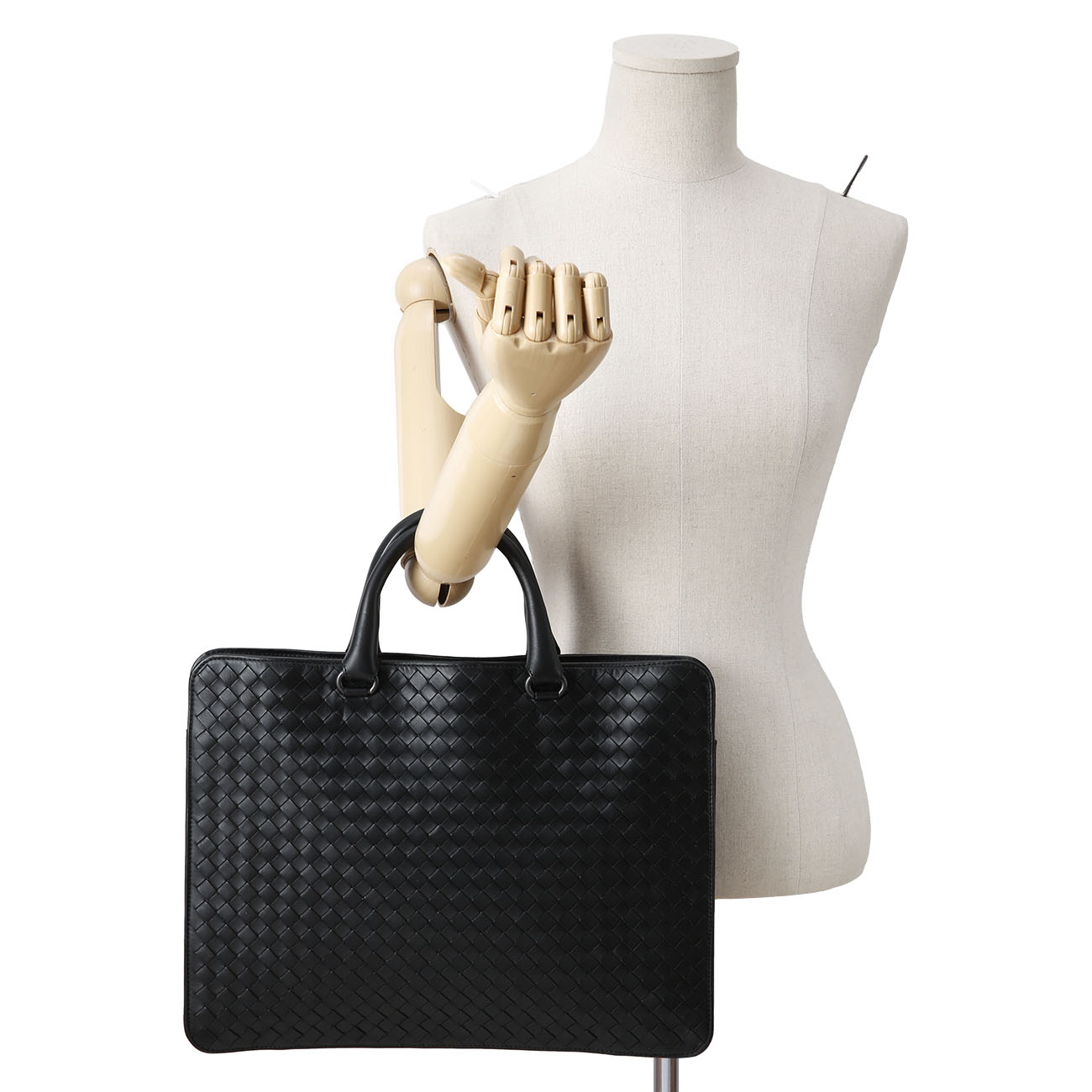 BOTTEGA VENETA(USED)보테가베네타 인트레치아토 위빙 브리프케이스
